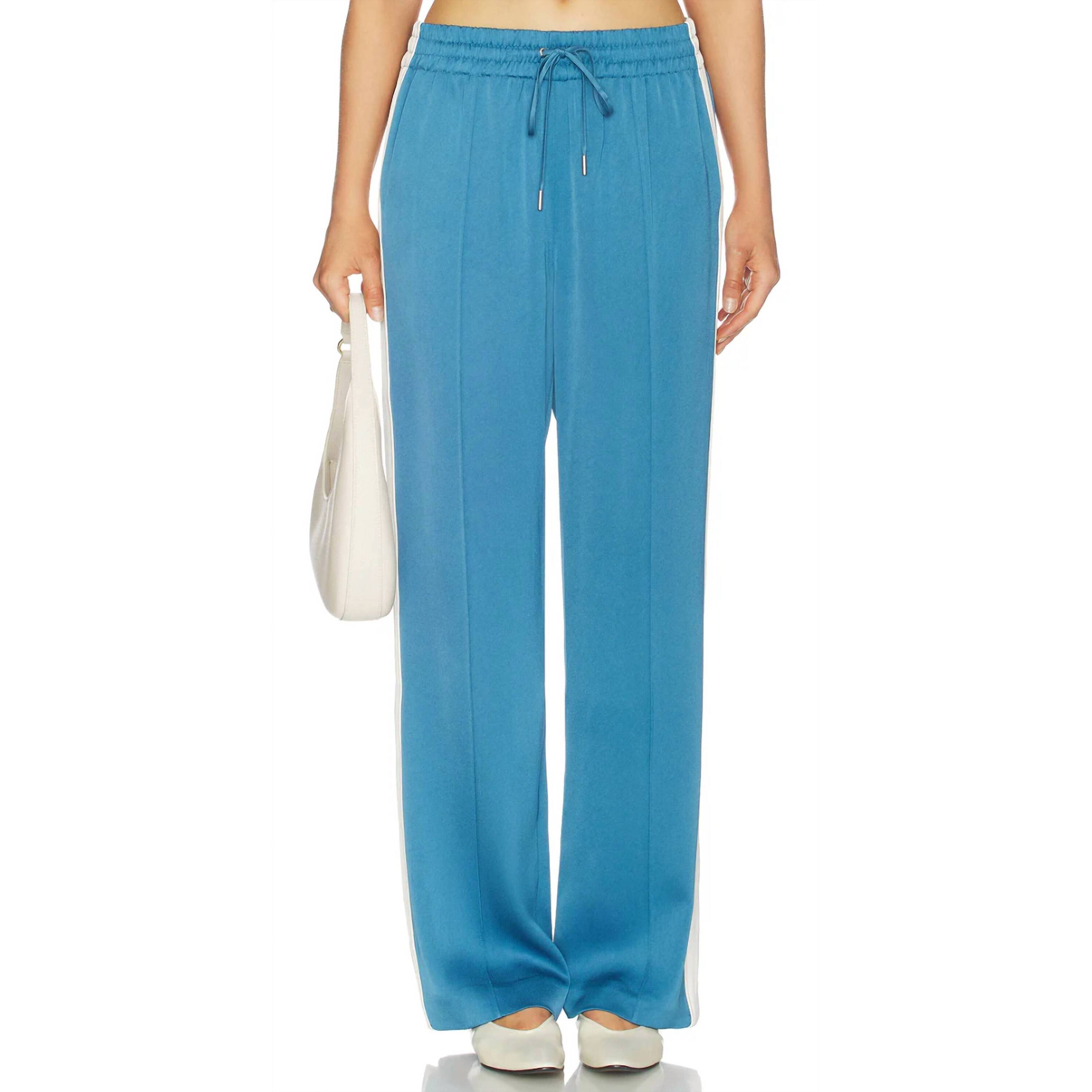 New Simkhai Nolan Side Striped Pant In Blue